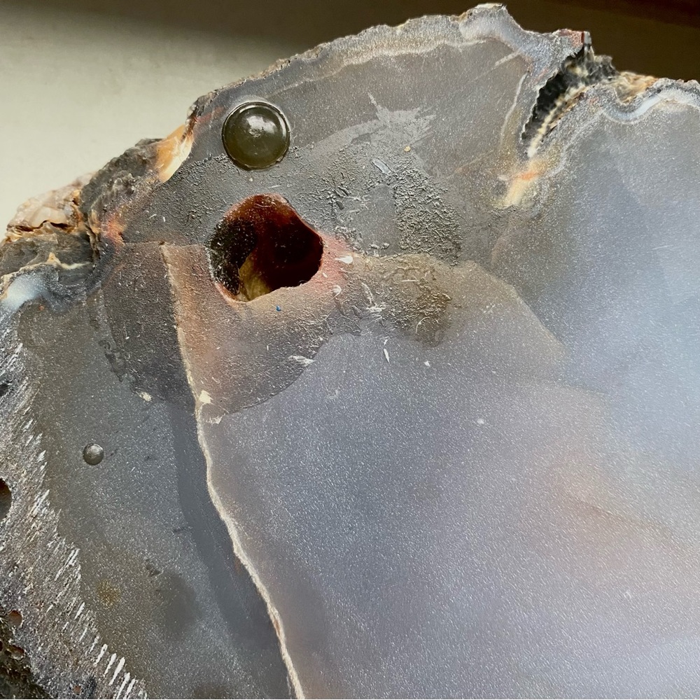 Agate polished flat stone - Picture 8 of 8
